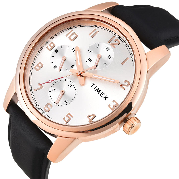 TIMEX Silver Tone Round Dial Analog Men's Watch - TWEG18908
