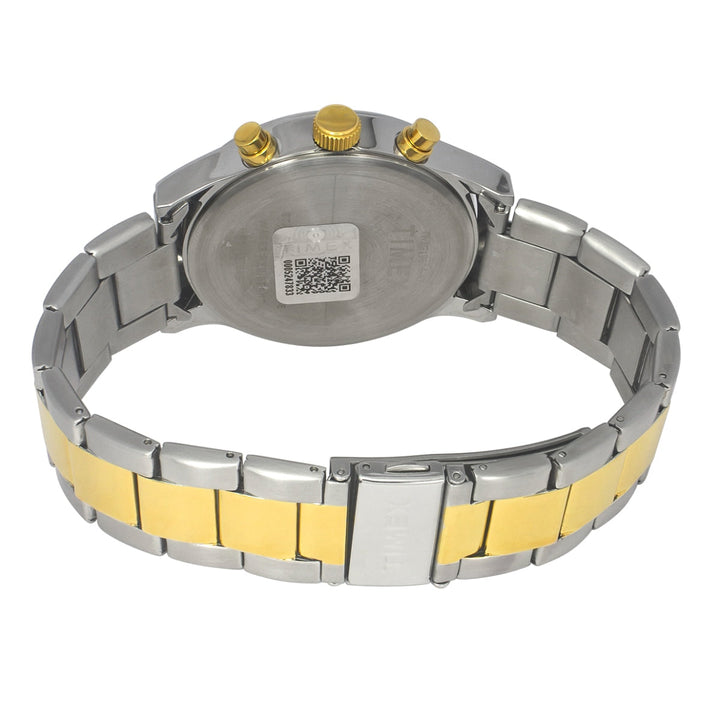 Timex Men Multifunction White Round Stainless Steel Dial Watch- TWEG19606