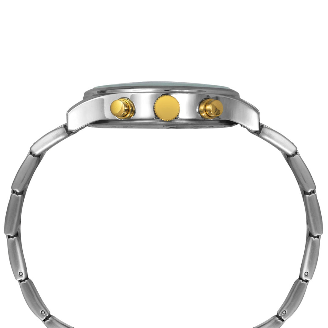 Timex Men Multifunction White Round Stainless Steel Dial Watch- TWEG19606