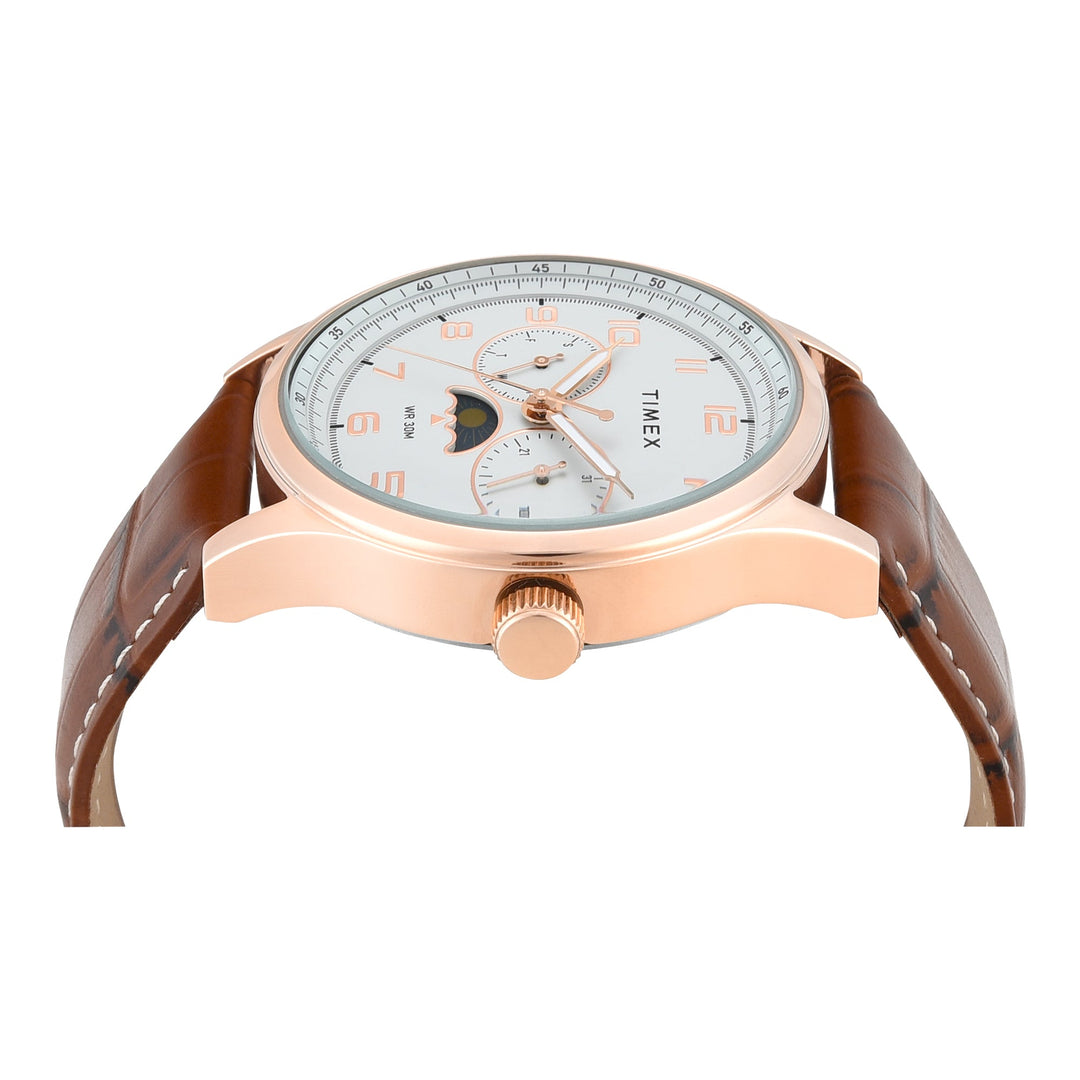 TIMEX Men Grey Round Dial Analog Watch - TWEG19608