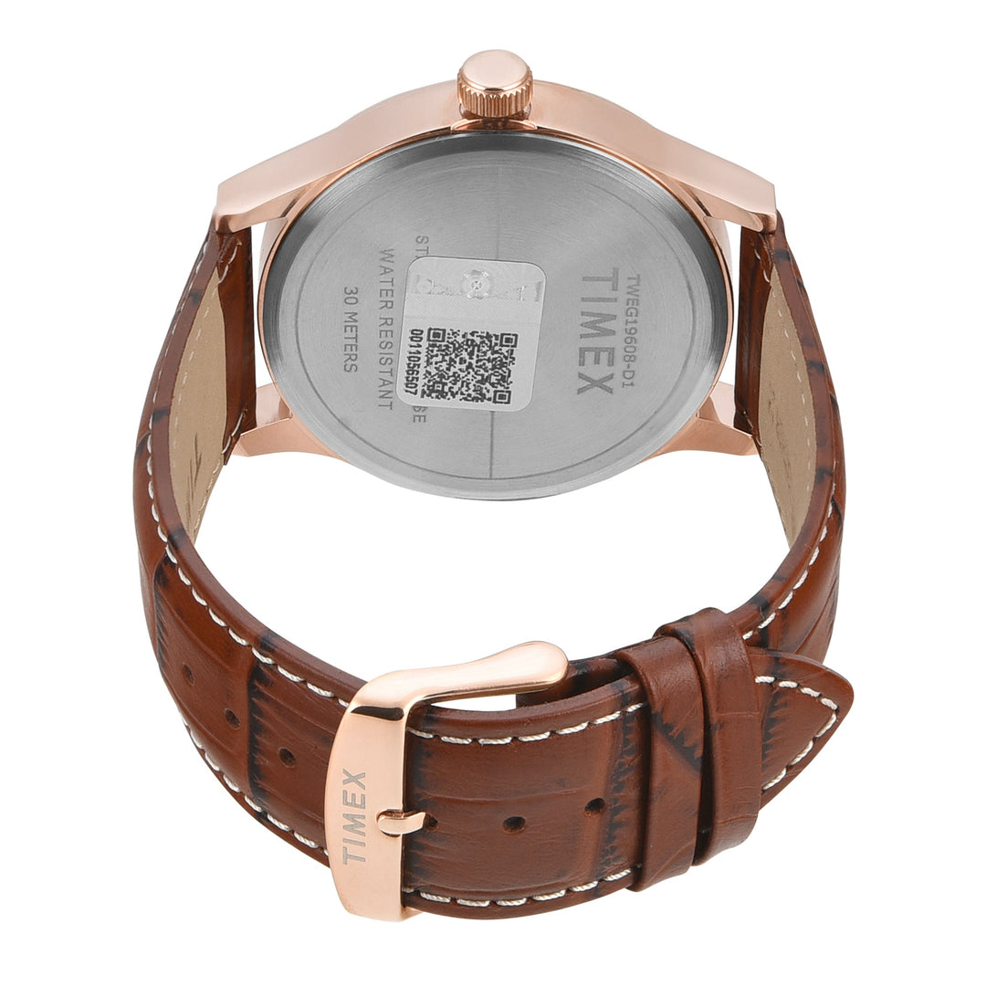 TIMEX Men Grey Round Dial Analog Watch - TWEG19608