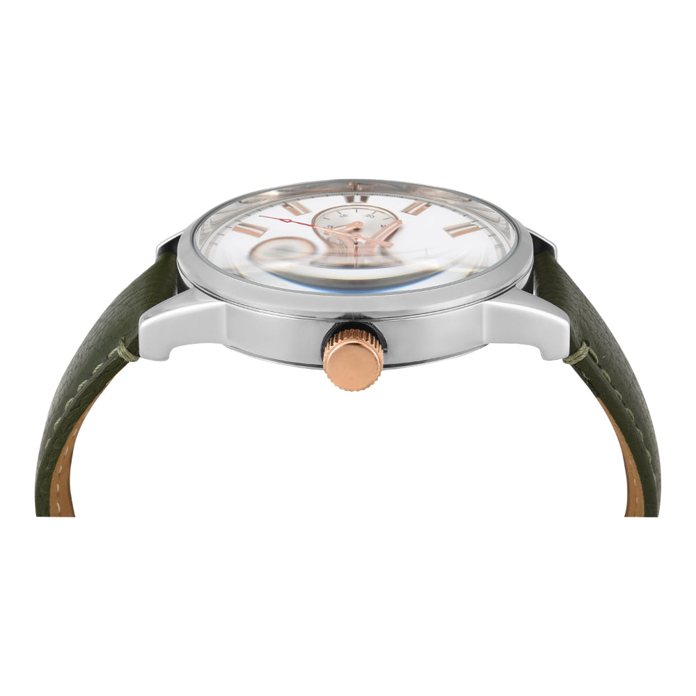 Timex Men White Round Multifunction Dial Watch- TWEG19926