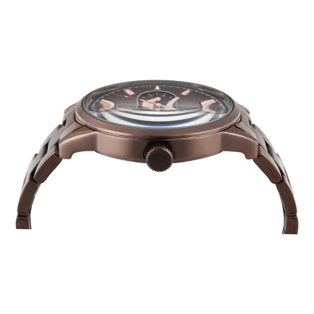 Timex Men Brown Round Multifunction Dial Watch- TWEG19929