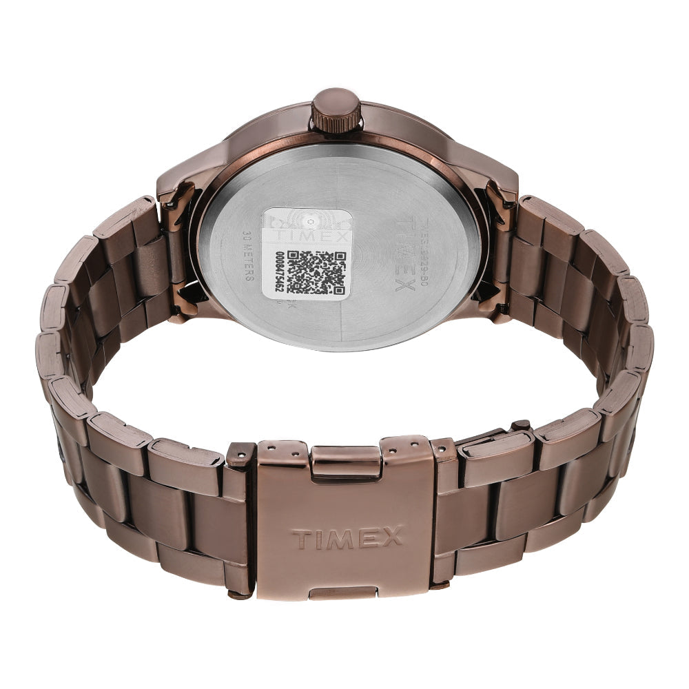 Timex Men Brown Round Multifunction Dial Watch- TWEG19929