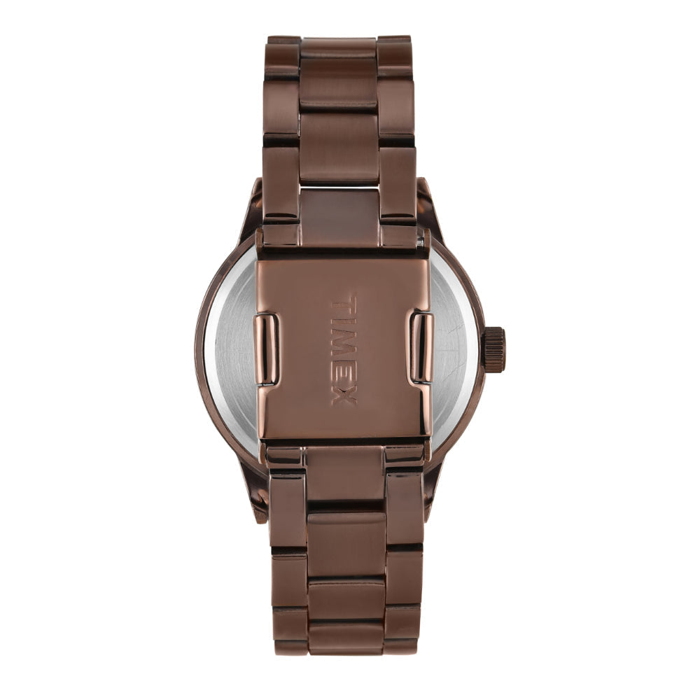 Timex Men Brown Round Multifunction Dial Watch- TWEG19929