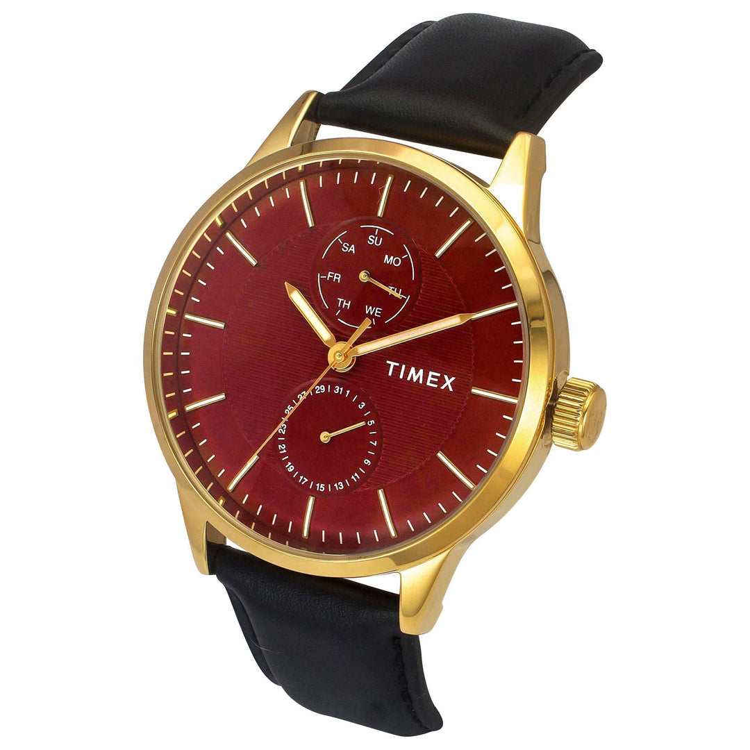 Timex Men Red Round Dial Analog Watch - TWEG19938