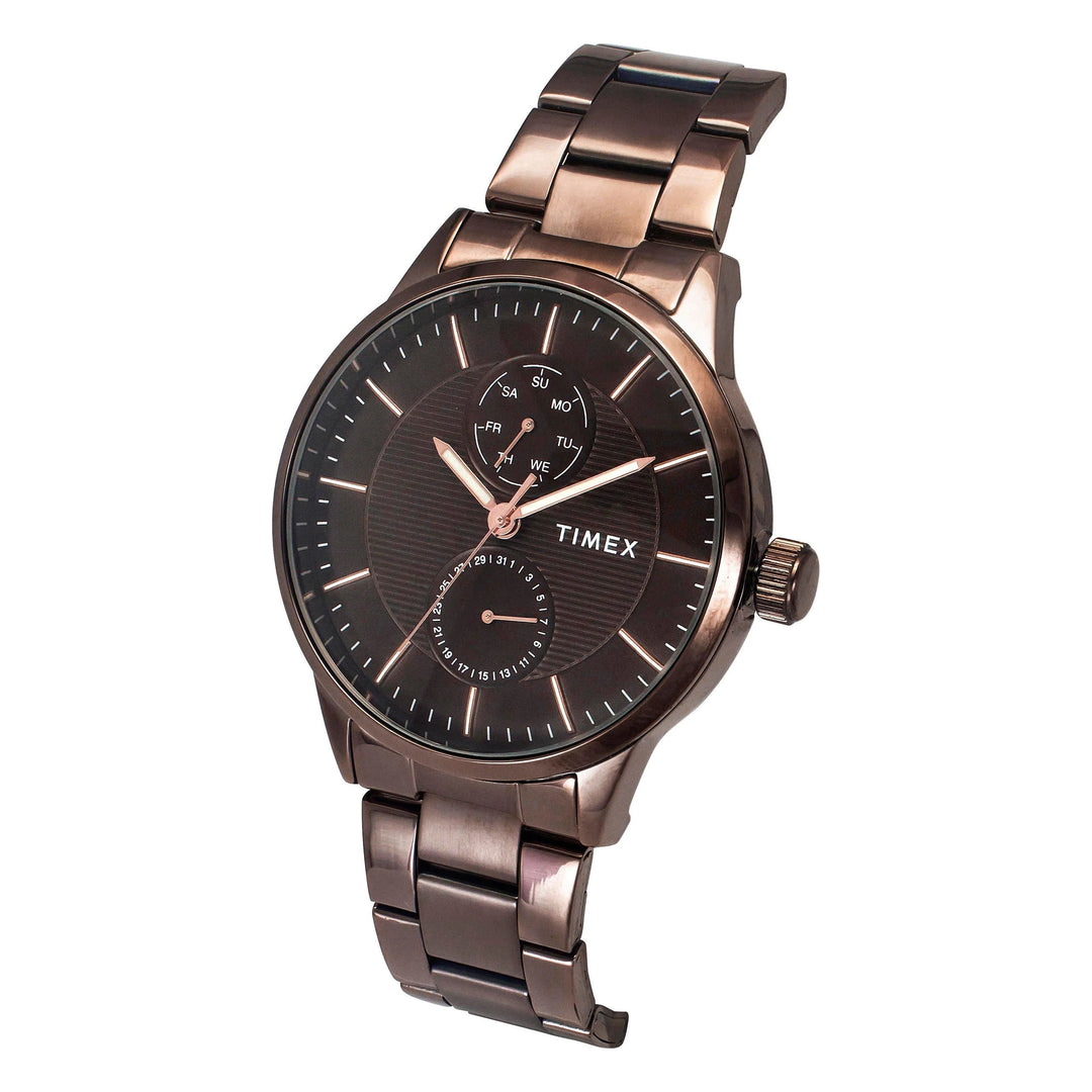 Timex Men Brown Round Dial Analog Watch - TWEG19941