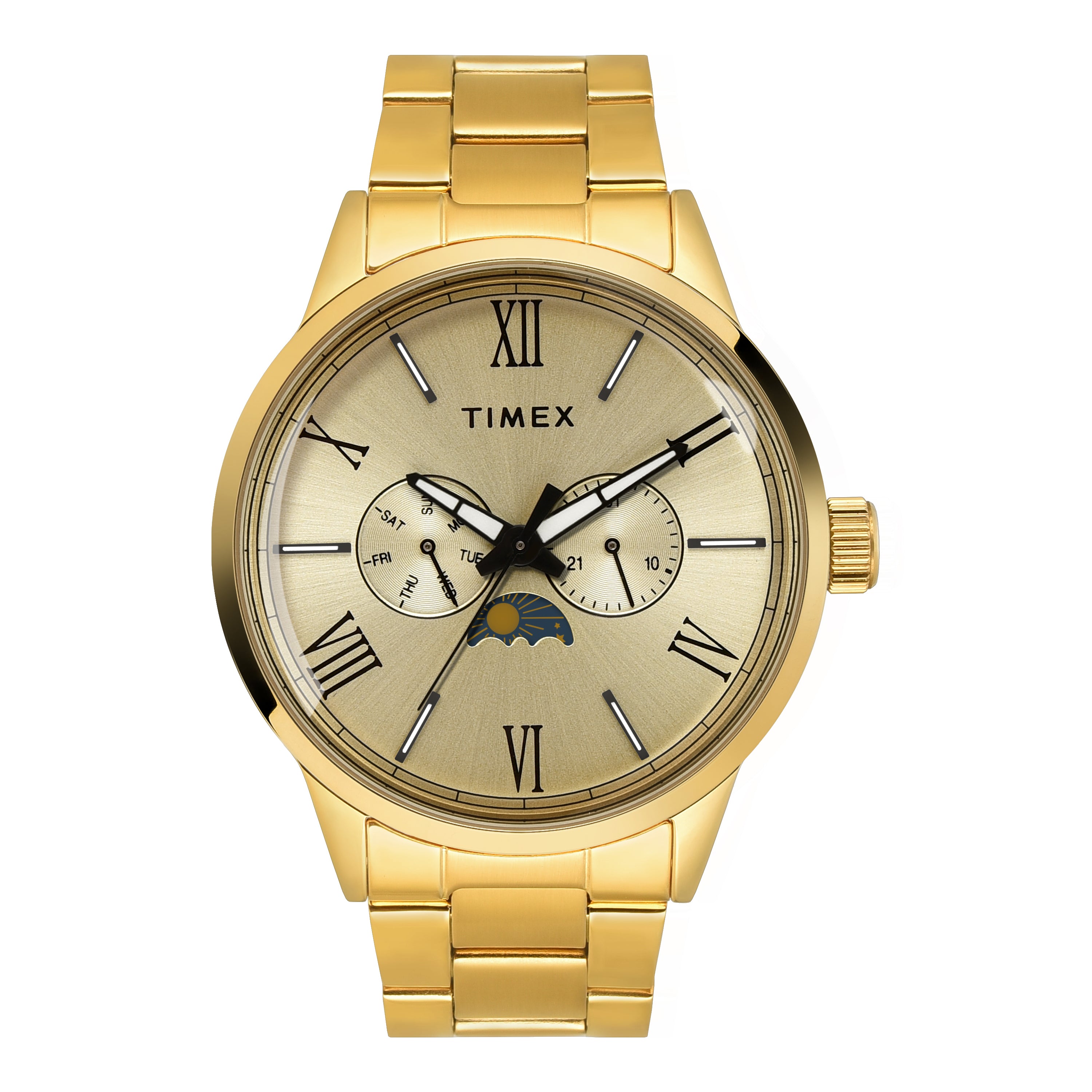 Timex Modern Roman Light Champ Dial Men's Watch TWEG19945 – The Watch ...
