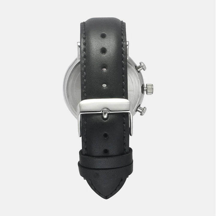 Timex  Men's Green Round Chronograph Leather Watch TWEG20023