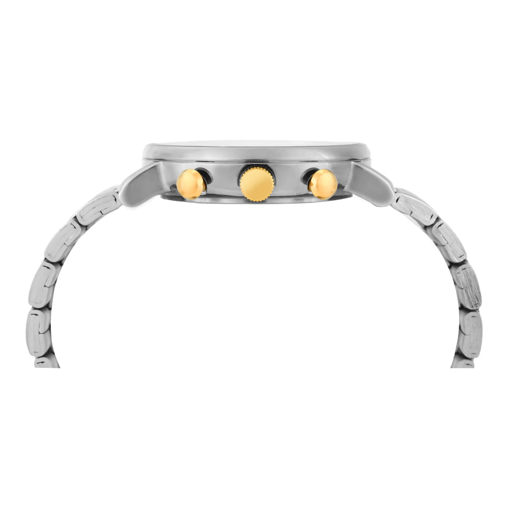 Timex Men Warm Silver Round Multifunction Dial Watch- TWEG20026