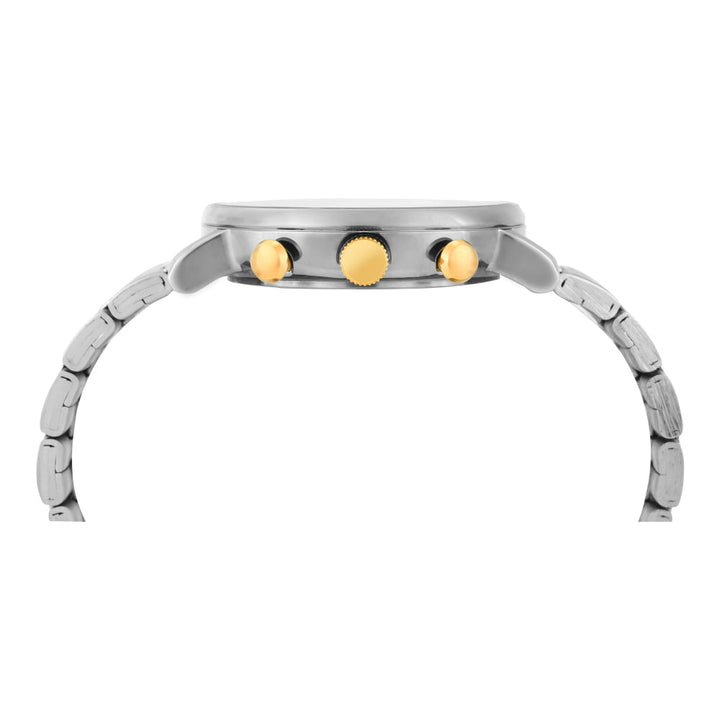 Timex Men Warm Silver Round Multifunction Dial Watch- TWEG20026