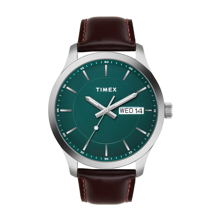 TIMEX Men Green Round Dial Analog Watch - TWEG20800