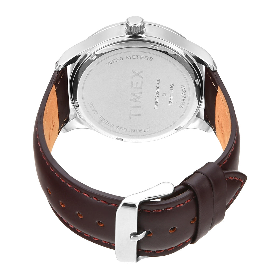 TIMEX Men Green Round Dial Analog Watch - TWEG20800