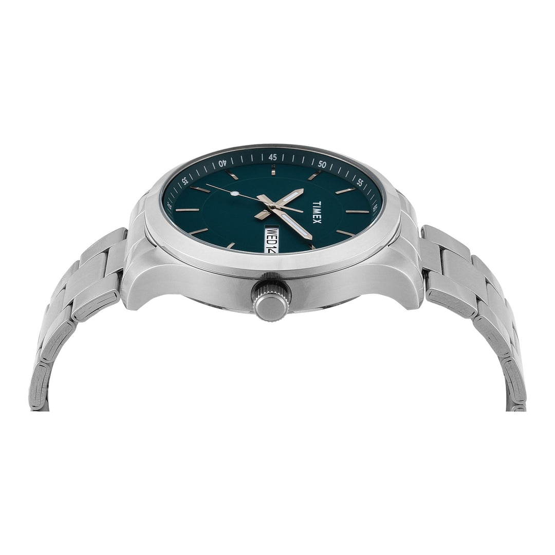 TIMEX Men Green Round Dial Analog Watch - TWEG20801