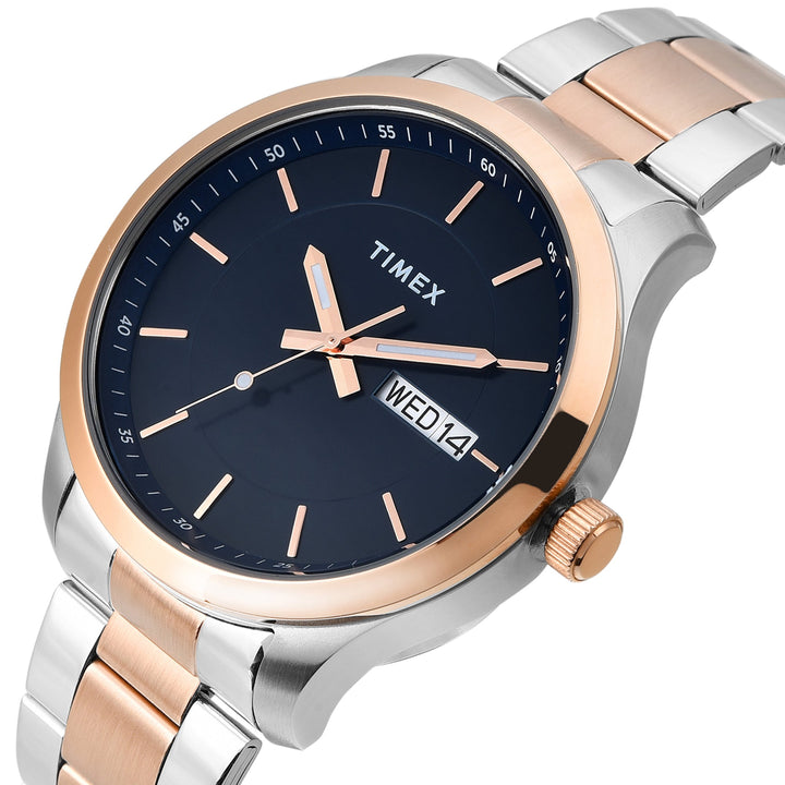 TIMEX Men Blue Round Dial Analog Watch - TWEG20802