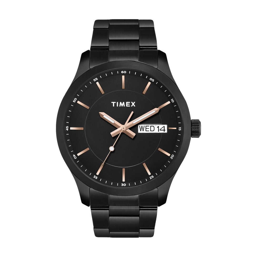 TIMEX Men Black Round Dial Analog Watch - TWEG20803
