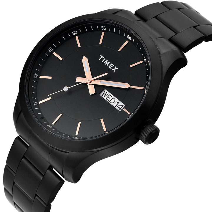 TIMEX Men Black Round Dial Analog Watch - TWEG20803