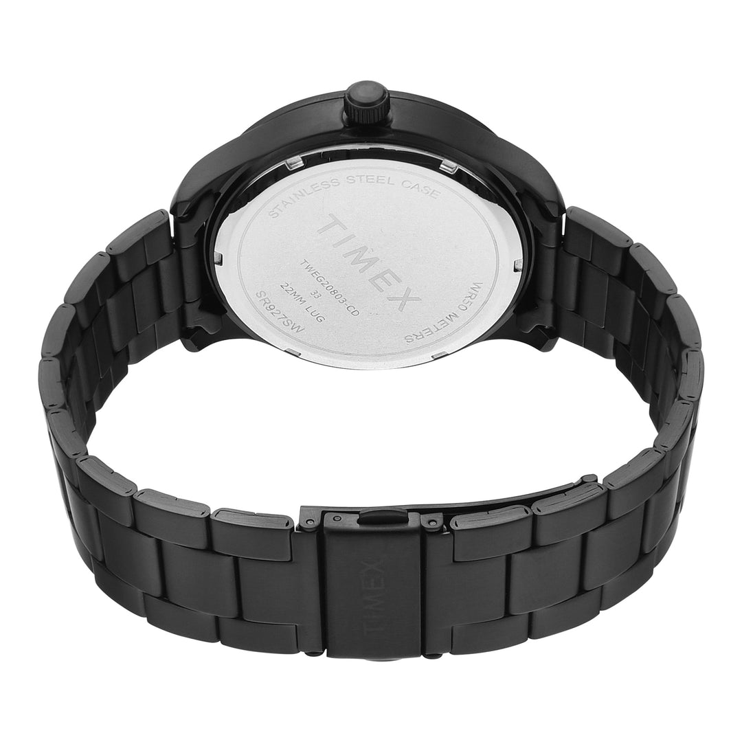 TIMEX Men Black Round Dial Analog Watch - TWEG20803