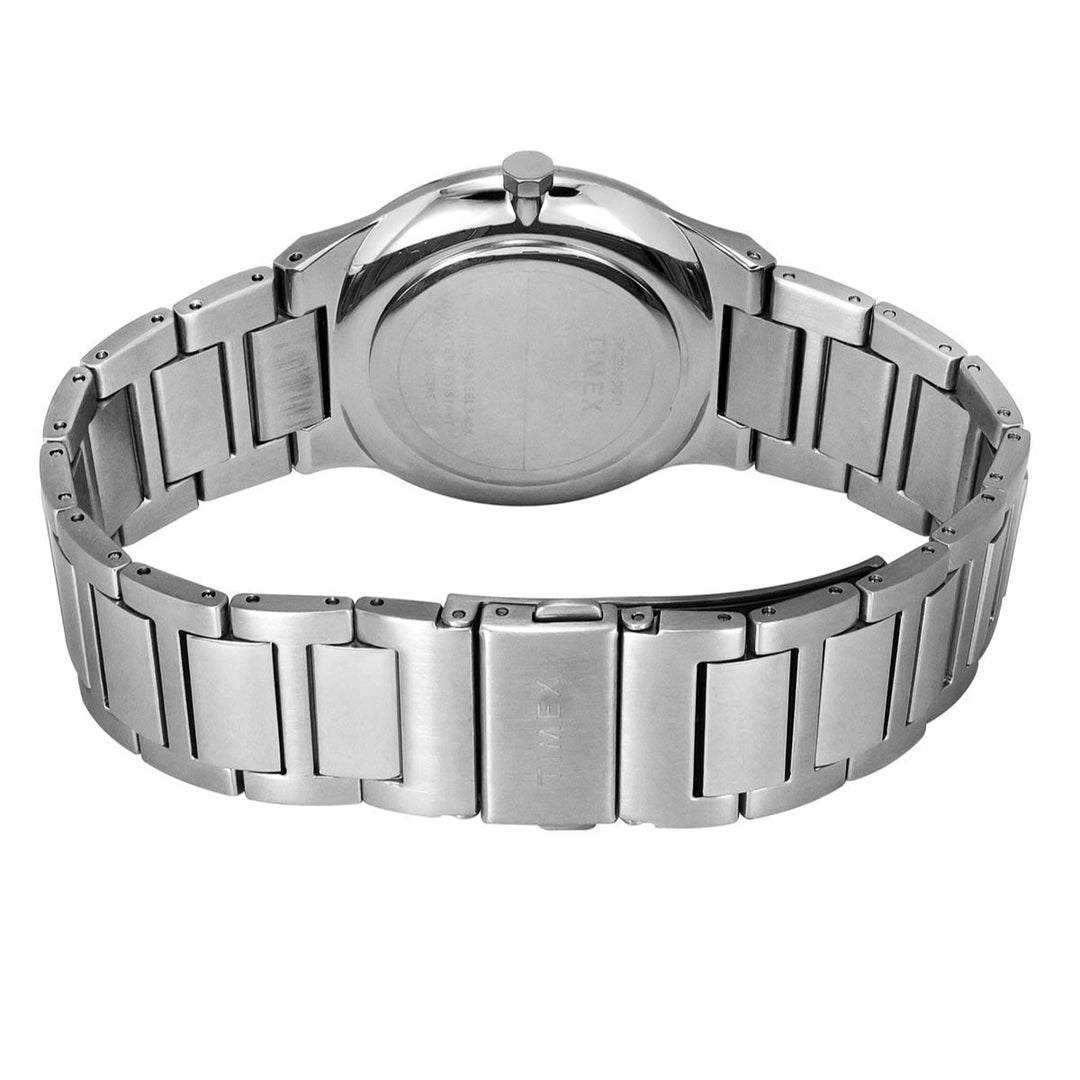 Timex Men Analog White Round Stainless Steel Dial Watch- TWEG23600