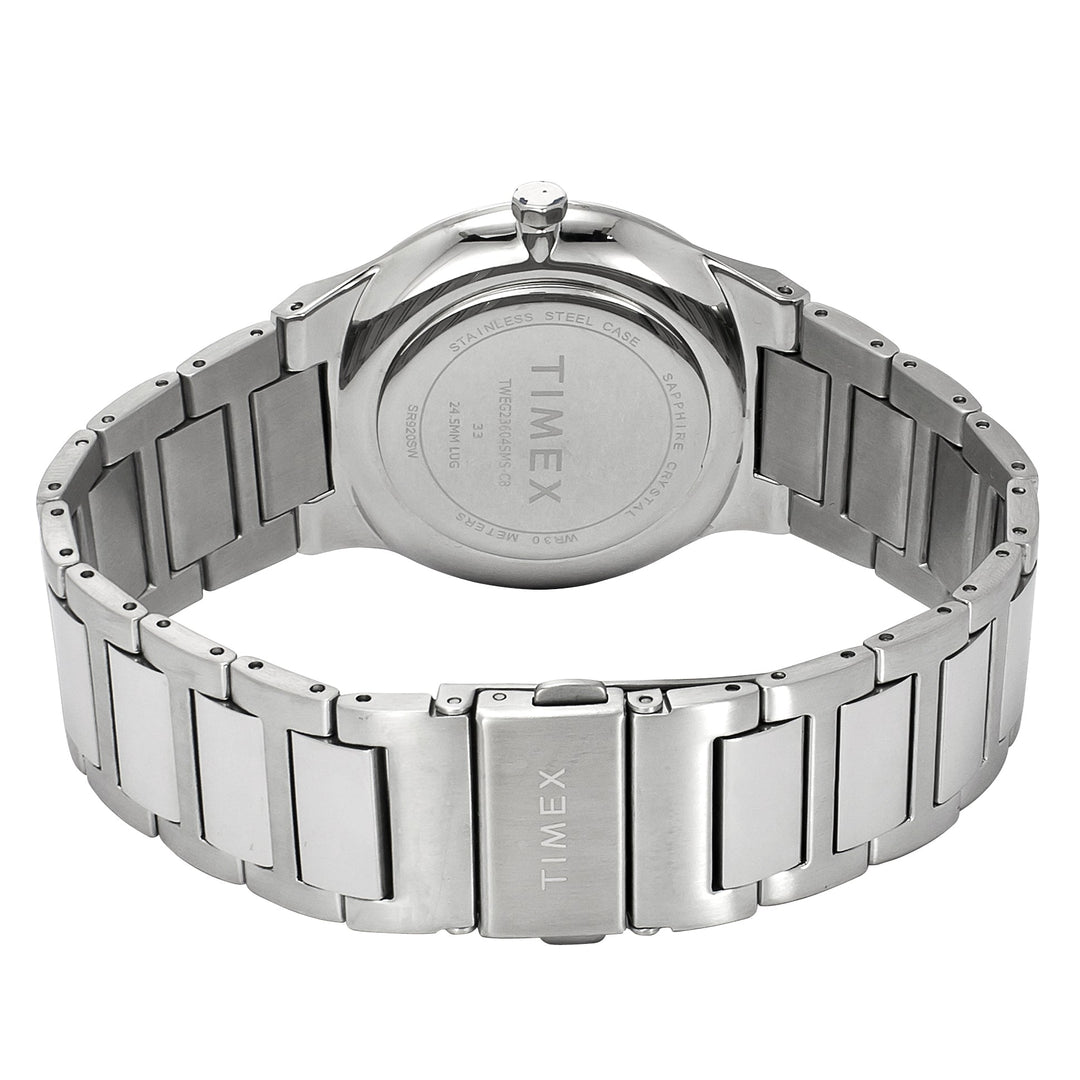 Timex Glossy Robin’s Egg Blue Stainless Steel Men's Watch - TWEG23604