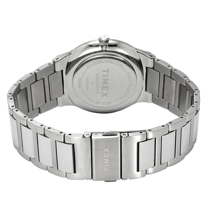 Timex Glossy Robin’s Egg Blue Stainless Steel Men's Watch - TWEG23604