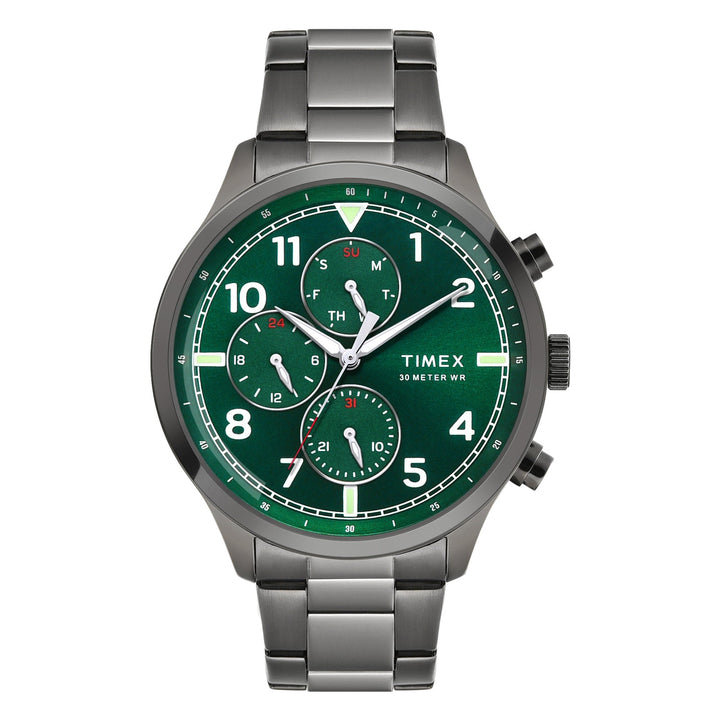 TIMEX Green Round Dial Analog Men's Watch - TWEG23903