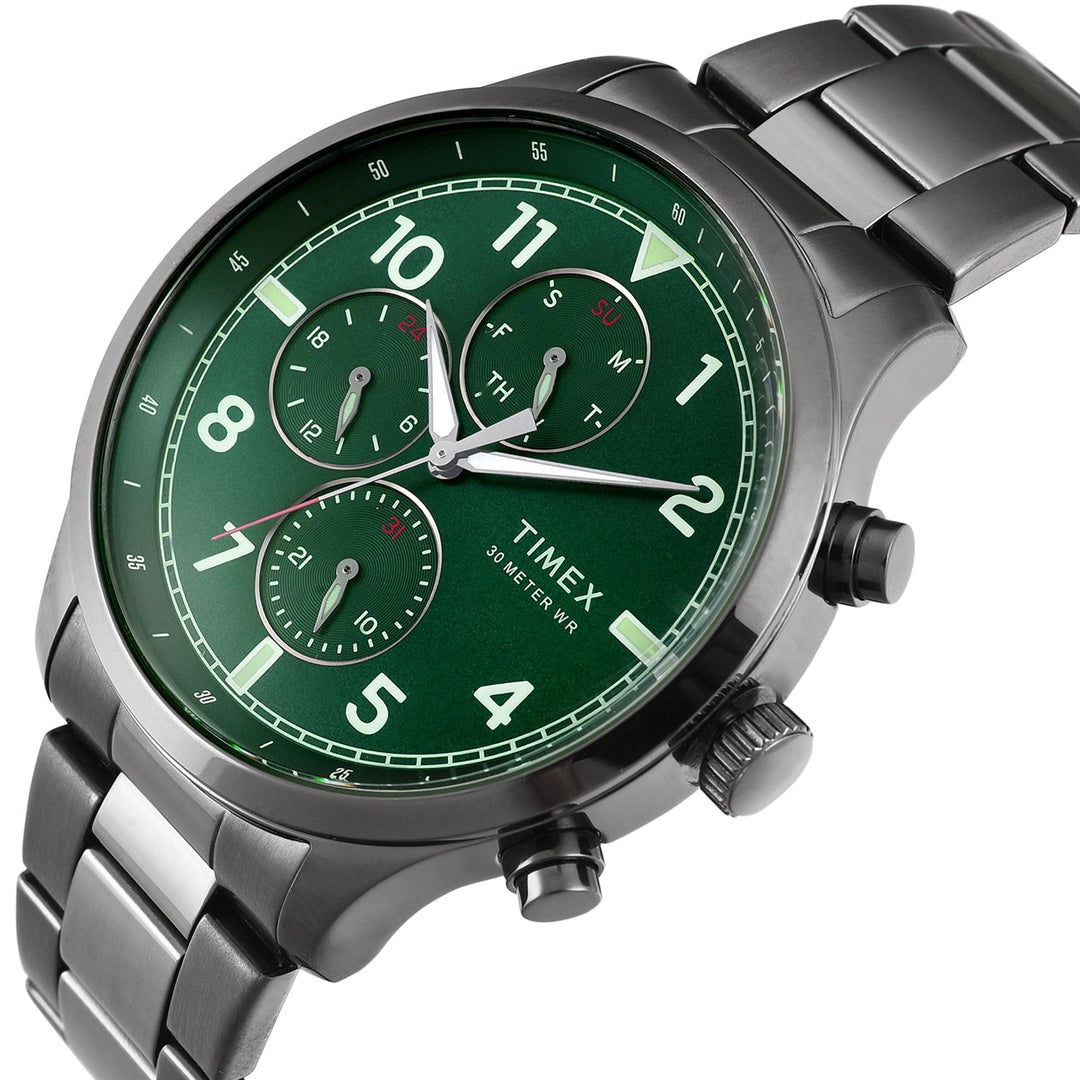 TIMEX Green Round Dial Analog Men's Watch - TWEG23903