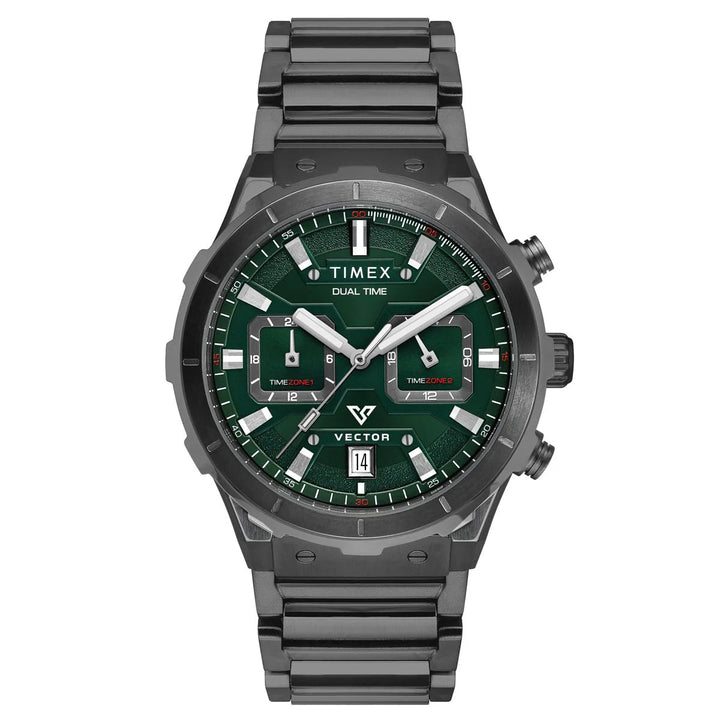 TIMEX Men Green Round Dial Analog Chronograph Watch - TWEG24802