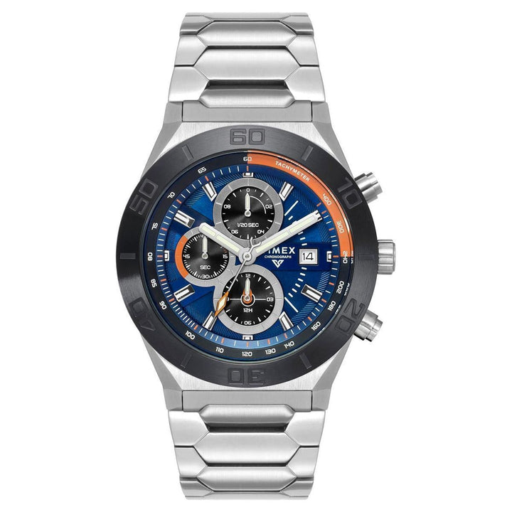 TIMEX Men Blue Round Dial Analog Chronograph Watch - TWEG24900