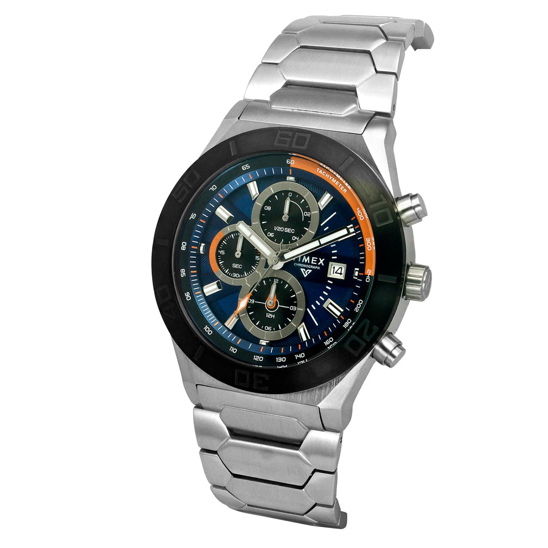 TIMEX Men Blue Round Dial Analog Chronograph Watch - TWEG24900