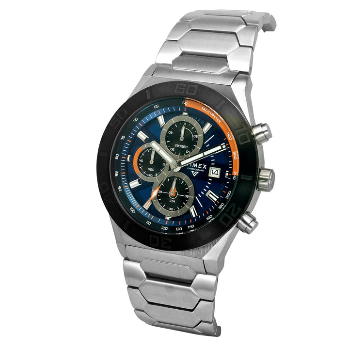 TIMEX Men Blue Round Dial Analog Chronograph Watch - TWEG24900