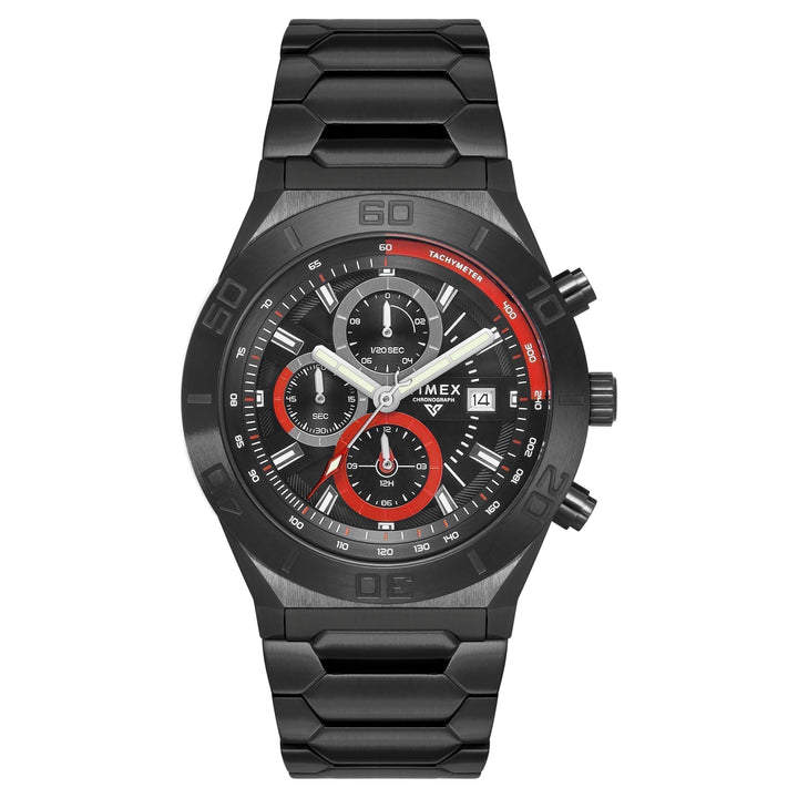 TIMEX Men Black Round Dial Analog Chronograph Watch - TWEG24902