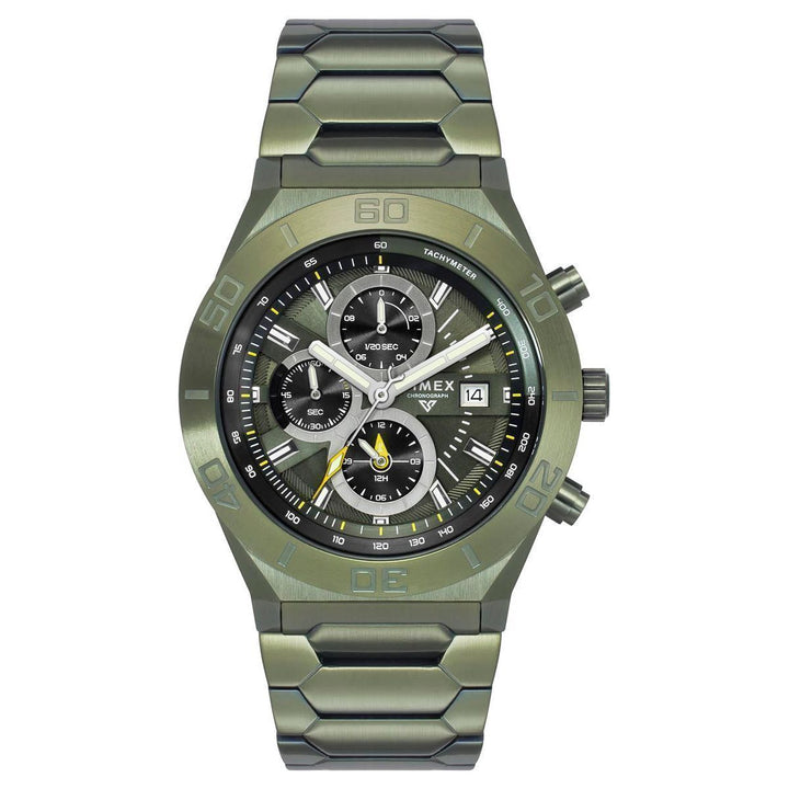 TIMEX Men Green Round Dial Analog Chronograph Watch - TWEG24903