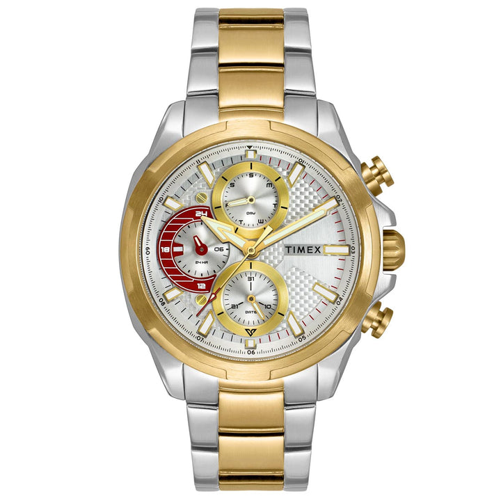 TIMEX Men Silver Round Dial Analog Watch - TWEG25001