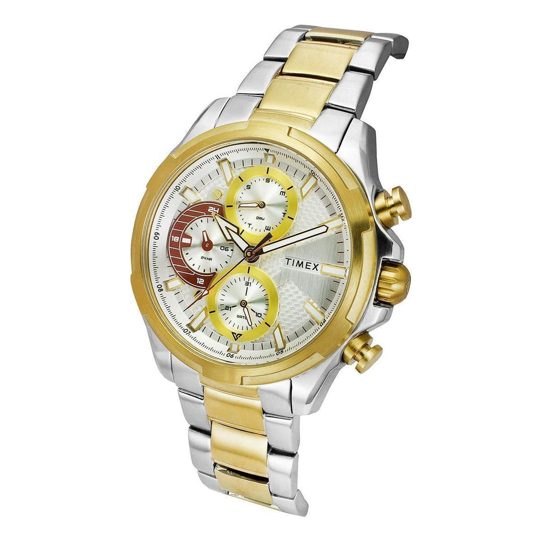 TIMEX Men Silver Round Dial Analog Watch - TWEG25001