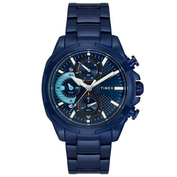 TIMEX Men Blue Round Dial Analog Watch - TWEG25003