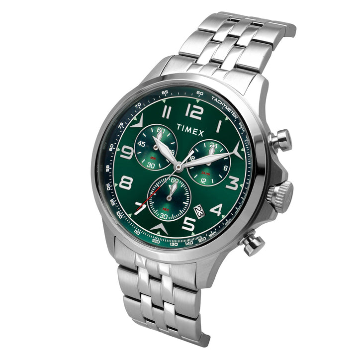 TIMEX Men Green Round Dial Analog Chronograph Watch - TWEG25100
