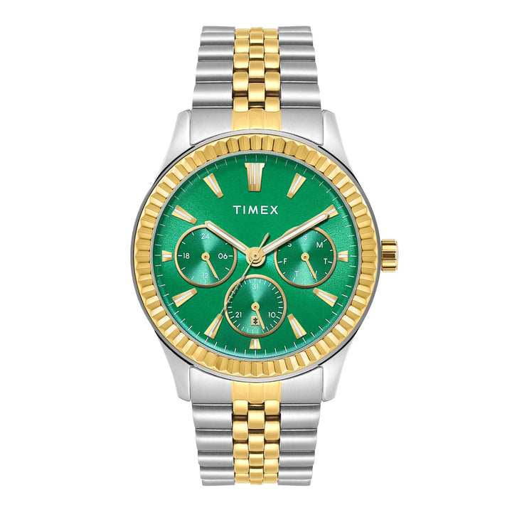 TIMEX Men Green Round Dial Analog Watch - TWEG25201