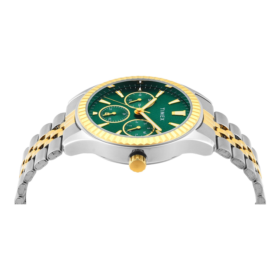 TIMEX Men Green Round Dial Analog Watch - TWEG25201