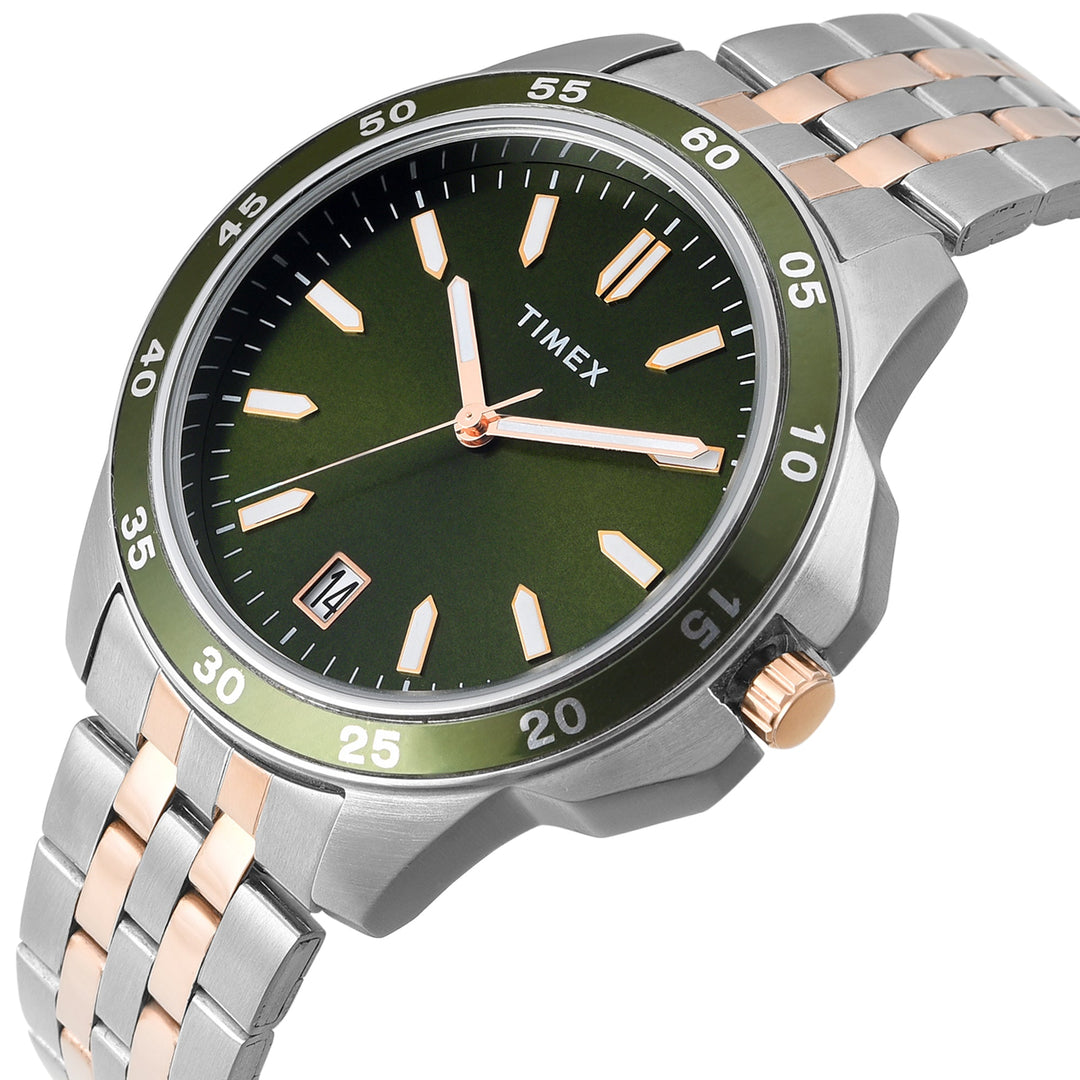 TIMEX Men Green Round Dial Analog Watch - TWEG25301