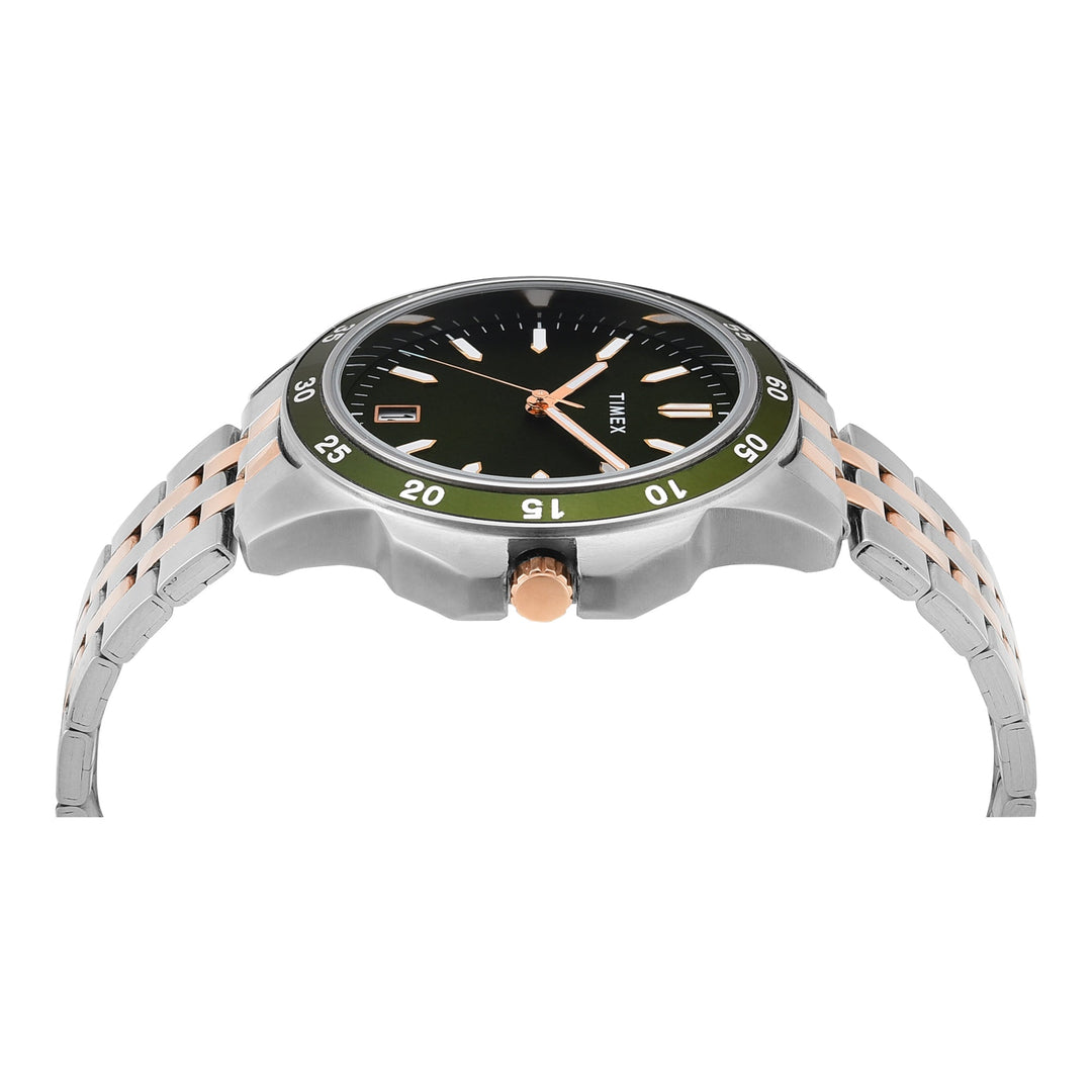 TIMEX Men Green Round Dial Analog Watch - TWEG25301