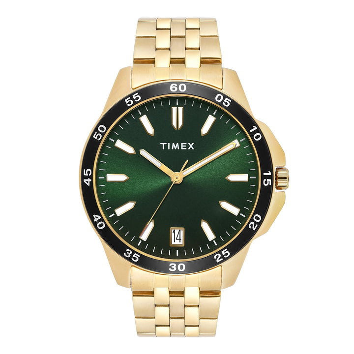TIMEX Men Green Round Dial Analog Watch - TWEG25302