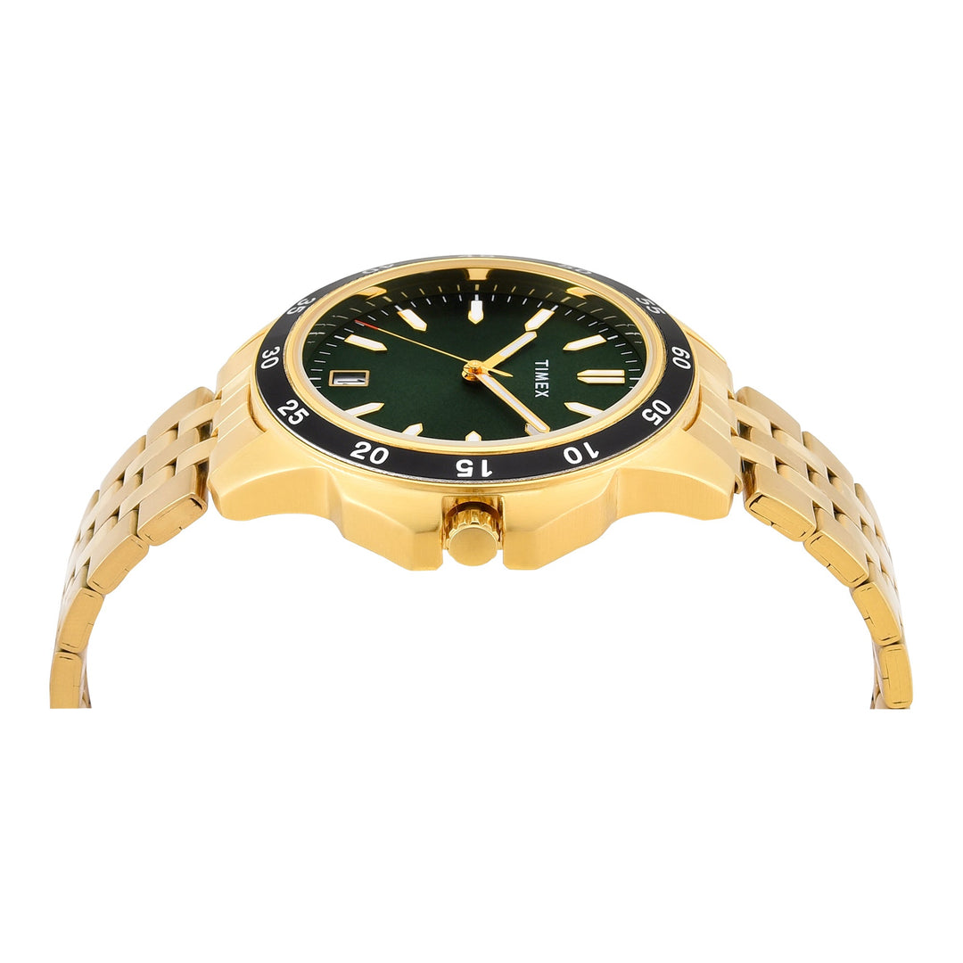 TIMEX Men Green Round Dial Analog Watch - TWEG25302