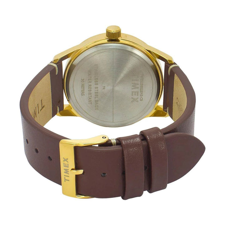TIMEX Men Champagne Round Dial Analog Watch - TWEG25502