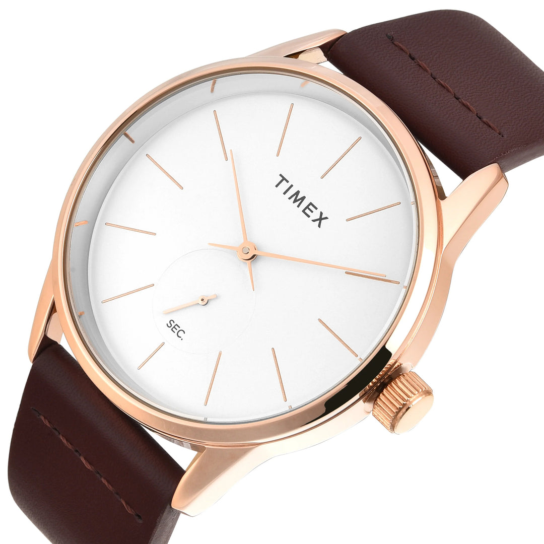 TIMEX Men Silver Round Dial Analog Watch - TWEG25505