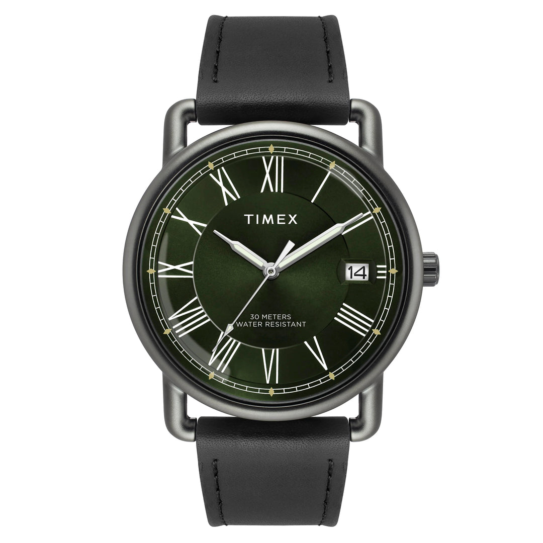 TIMEX Men Green Round Dial Analog Watch - TWEG25602