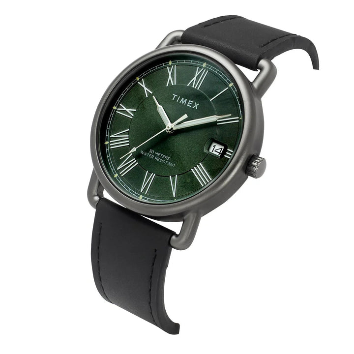 TIMEX Men Green Round Dial Analog Watch - TWEG25602