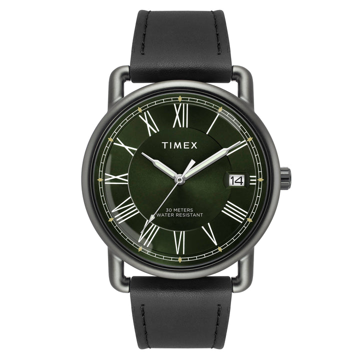 TIMEX Men Green Round Dial Analog Watch - TWEG25602