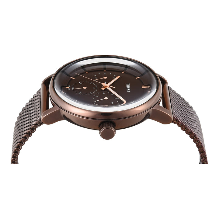 TIMEX Men Brown Round Dial Analog Watch - TWEG25703