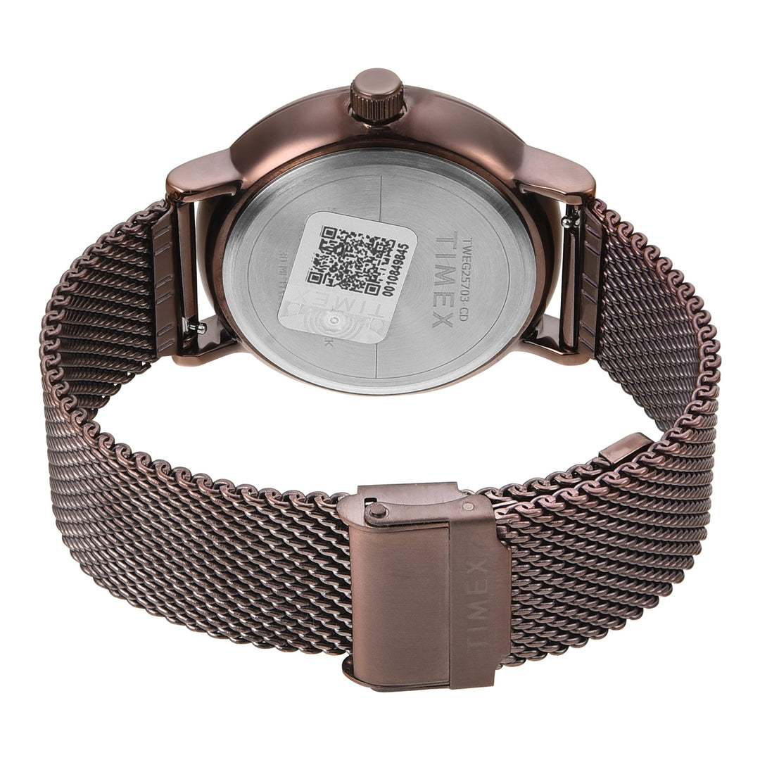 TIMEX Men Brown Round Dial Analog Watch - TWEG25703